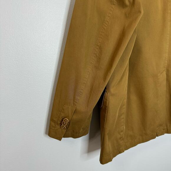 Aspesi Tan Slim-Fit Unstructured Cotton Blazer Jacket Men's XL Preppy - Picture 6 of 12